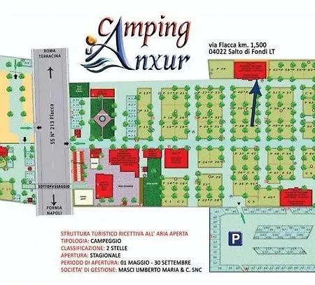 Campsite Anxur Village Camping Terracina